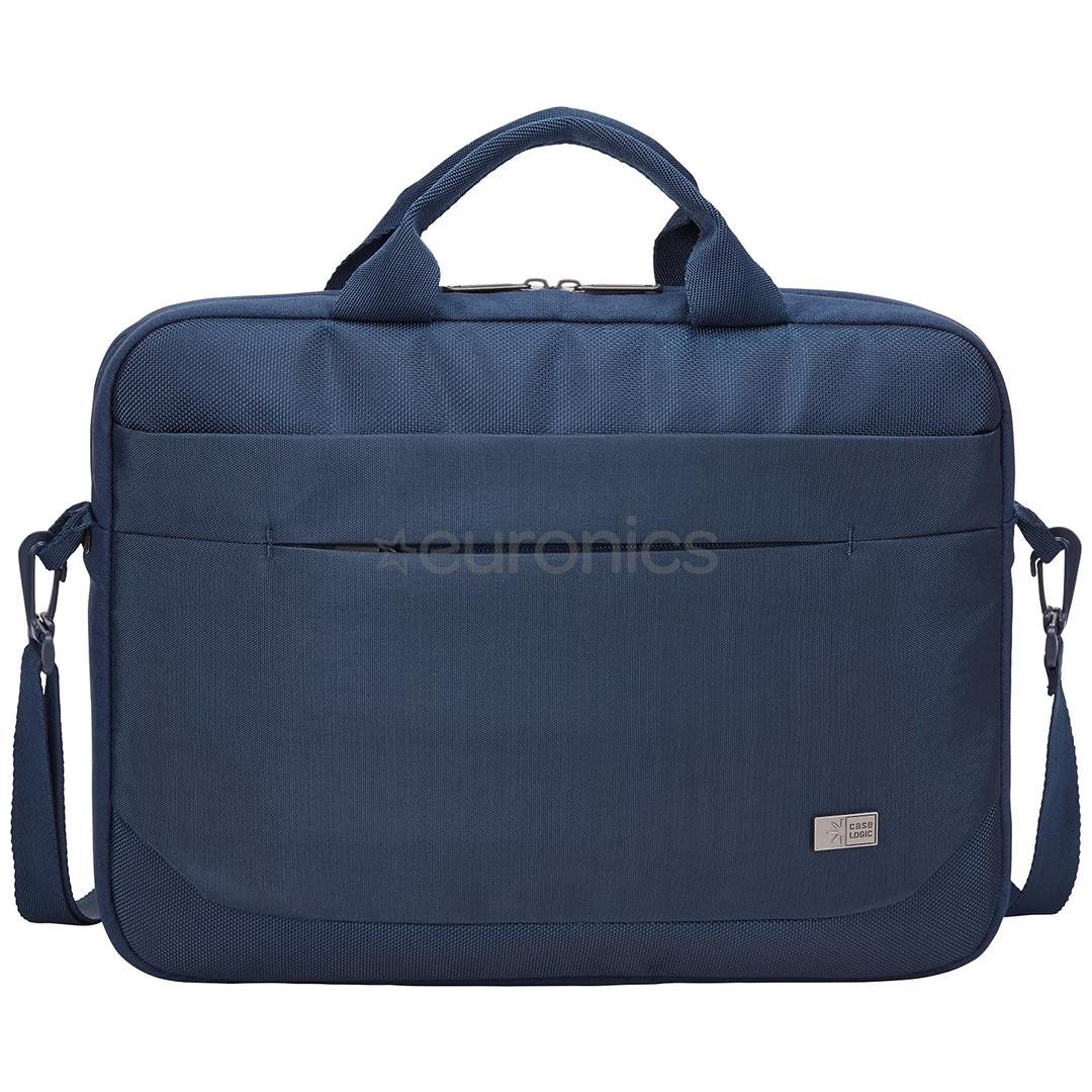 Case Logic Advantage Attaché, 14'', zila - Soma portatīvajam datoram