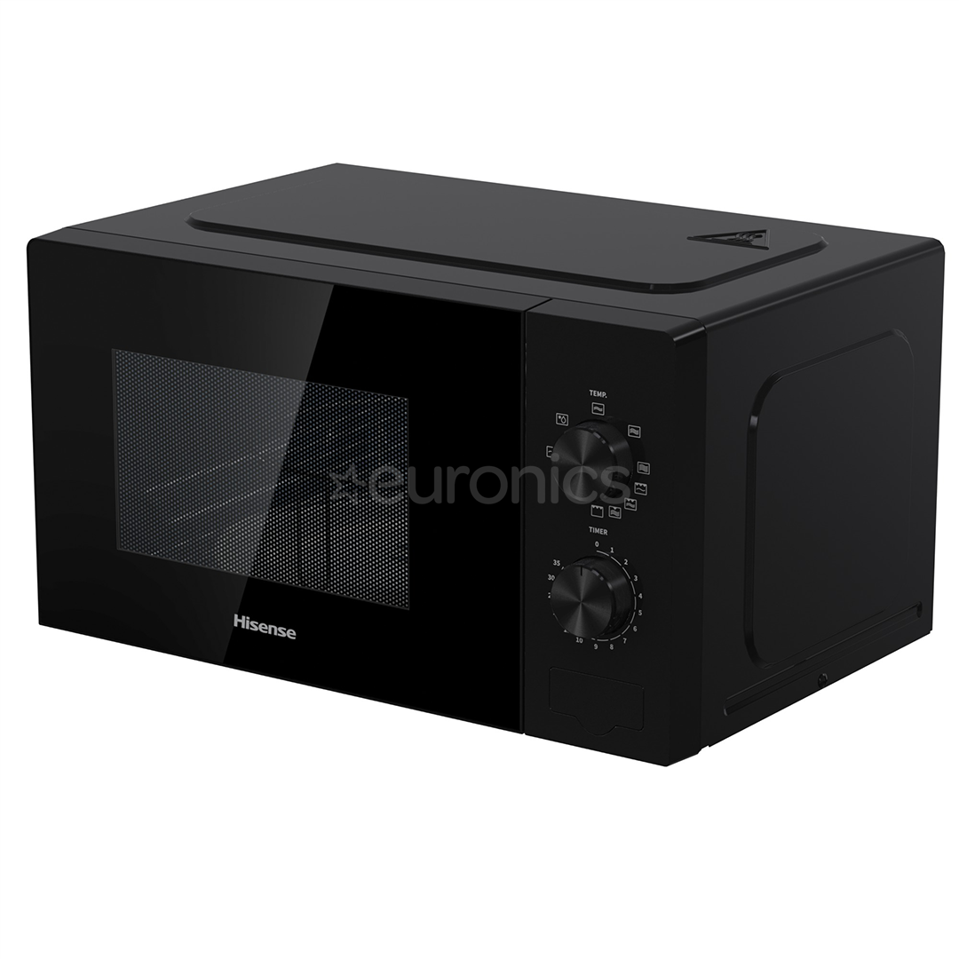 Hisense, 20 L, 700 W, black Microwave Oven, H20MOBP1 Euronics