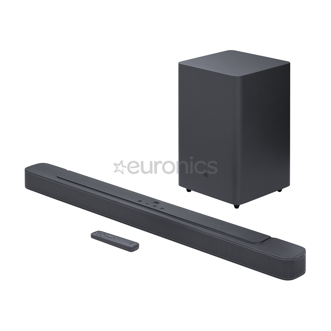 JBL Bar 2.1 Deep Bass MK2, melna - Soundbar mājas kinozāle