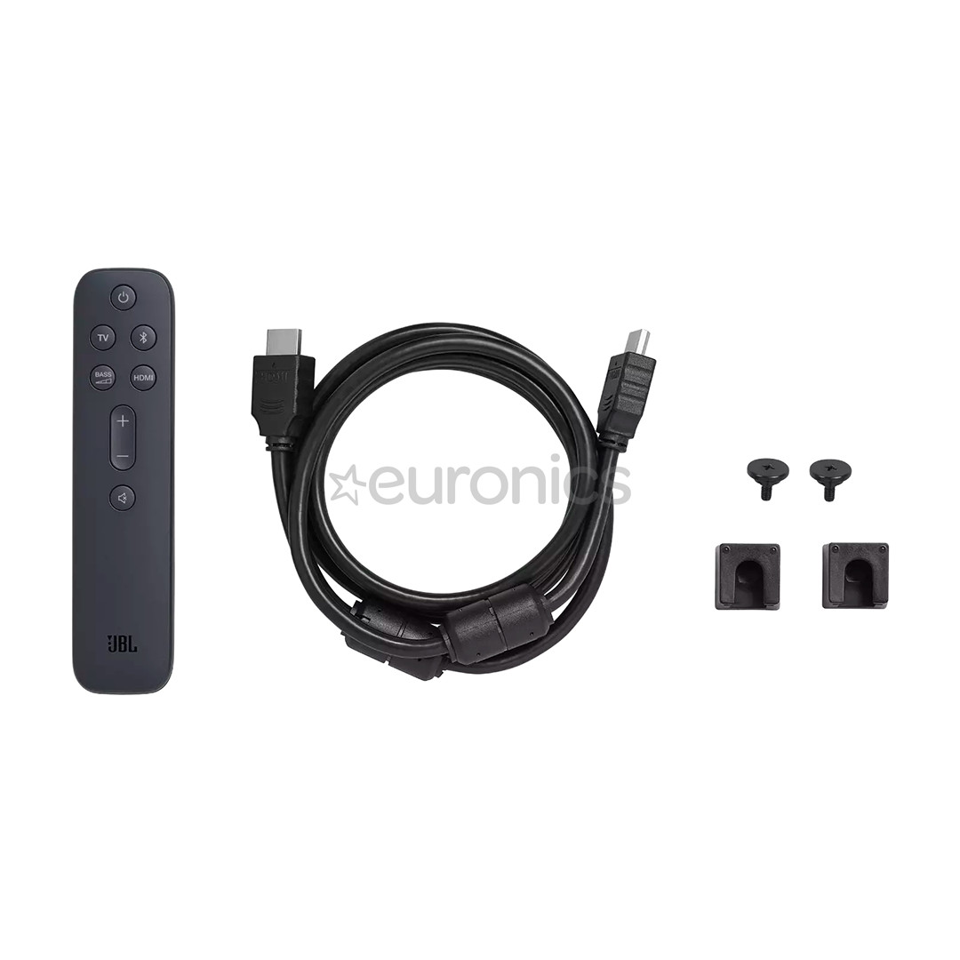 JBL Bar 2.1 Deep Bass MK2, melna - Soundbar mājas kinozāle