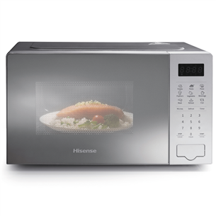 Hisense, 20 L, 700 W, silver - Microwave Oven