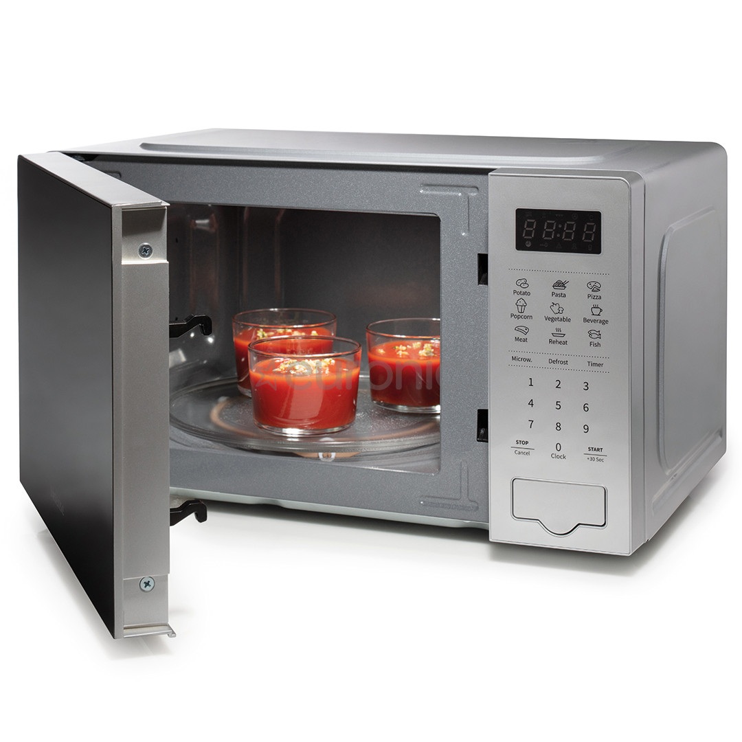 Hisense, 20 L, sudraba - Mikroviļņu krāsns