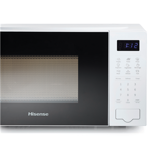 Hisense, 20 L, balta/melna - Mikroviļņu krāsns