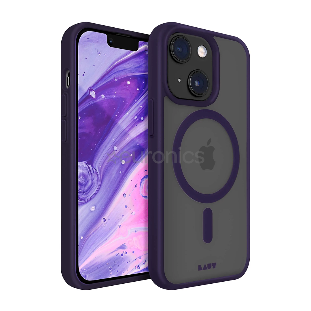 LAUT HUEX PROTECT, iPhone 14 Plus, lillā - Apvalks viedtālrunim