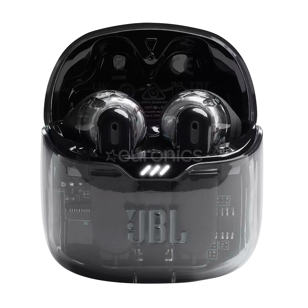 JBL Tune Flex, Ghost Edition, melna - Bezvadu austiņas