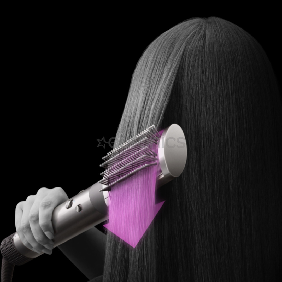 Dyson Airwrap Complete Long, 1300 W, pelēka/vara - Matu veidotājs