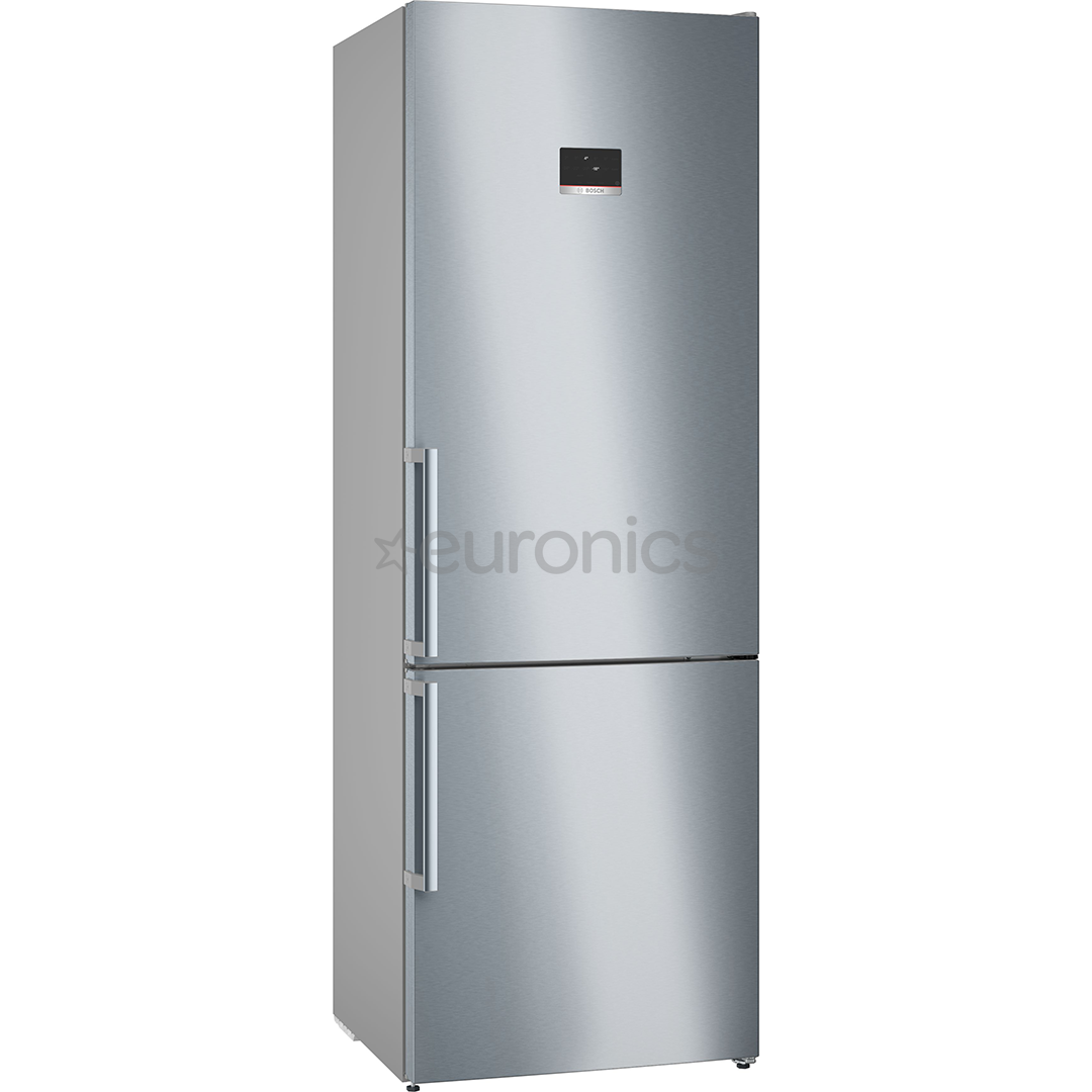 Bosch, NoFrost, 440 L, height 203 cm, inox - Refrigerator