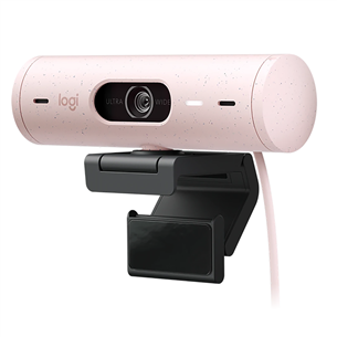 Logitech Brio 500, 1080p, rozā - Vebkamera 960-001421