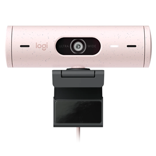 Logitech Brio 500, 1080p, rozā - Vebkamera