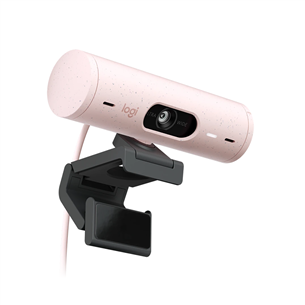 Logitech Brio 500, FHD, rose - Webcam