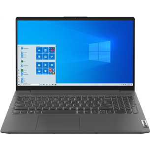 Lenovo IdeaPad 5 15ALC05, 15,6'', Ryzen 5, 8 ГБ, 512 ГБ, W11H, серый - Ноутбук 82LN00BMLT