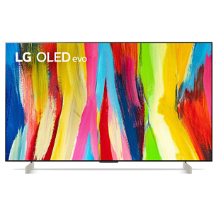 LG OLED evo C2, UHD 4K, 42", pelēka/balta - Televizors OLED42C26LB.API