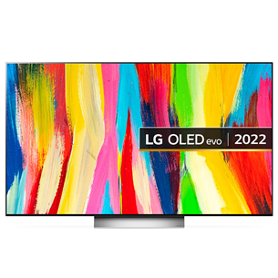LG OLED evo C2, UHD 4K, 55", pelēka/balta - Televizors OLED55C26LD.API