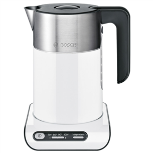 Bosch Styline, variable thermostat, 1.5 L, white/inox - Kettle