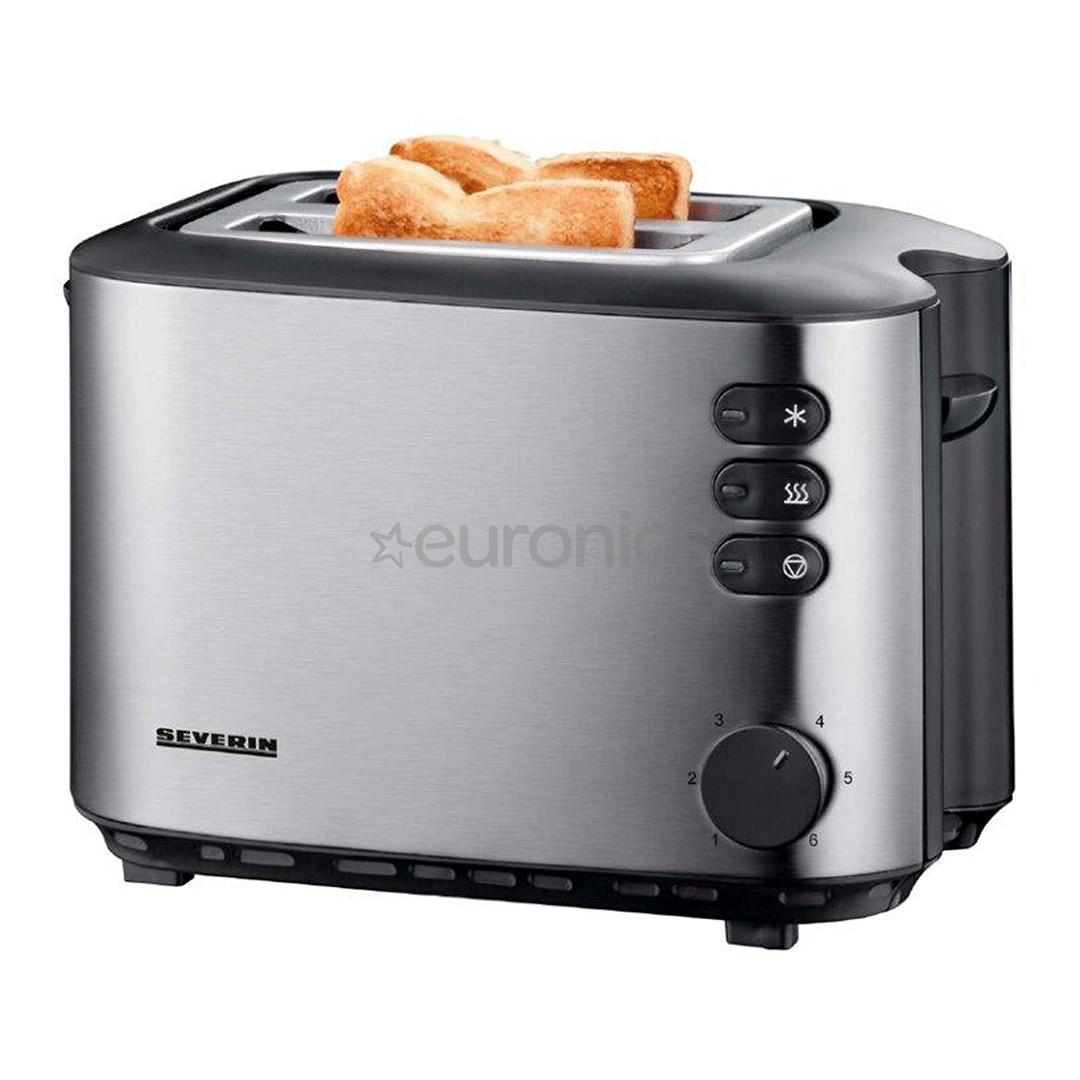 Severin, 850 W, black/inox - Toaster