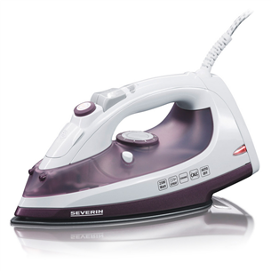 Severin, 2500 W, white/purple - Steam iron BA3210