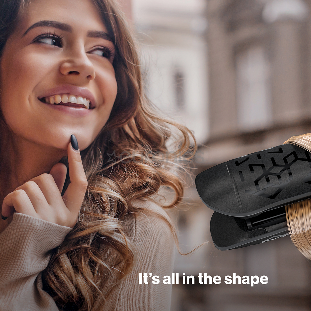 Valera Swiss'x ThermoFit, 230°C, melna - Matu taisnotājs