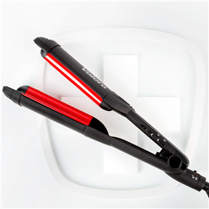 Valera Wave Master Ionic, 140-210°С, красный/черный - Щипцы для завивки волнами