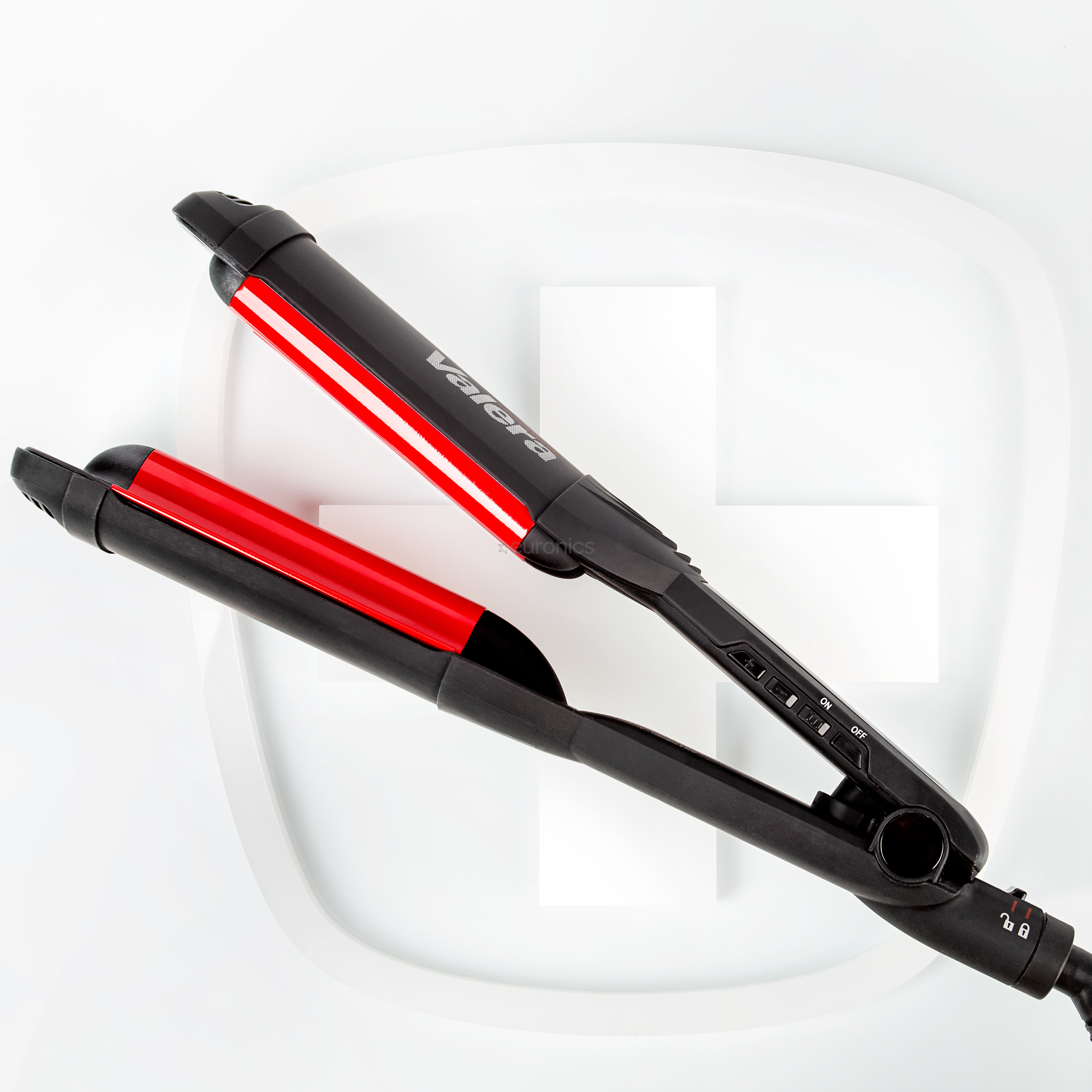 Valera Wave Master Ionic, 140-210°С, красный/черный - Щипцы для завивки волнами