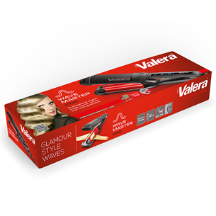 Valera Wave Master Ionic, 140-210 °С, black/red - Triple barrel waver