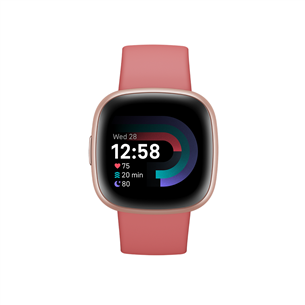 Fitbit Versa 4, rozā - Viedpulkstenis