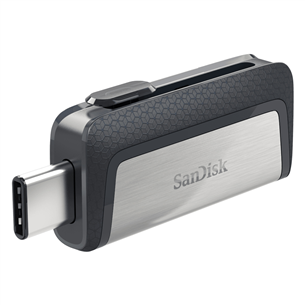 SanDisk Ultra Dual, USB-A, USB-C, 256 ГБ - Флеш-накопитель