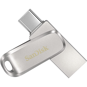 SanDisk Ultra Dual Drive Luxe, USB-A, USB-C, 512 GB - USB zibatmiņa