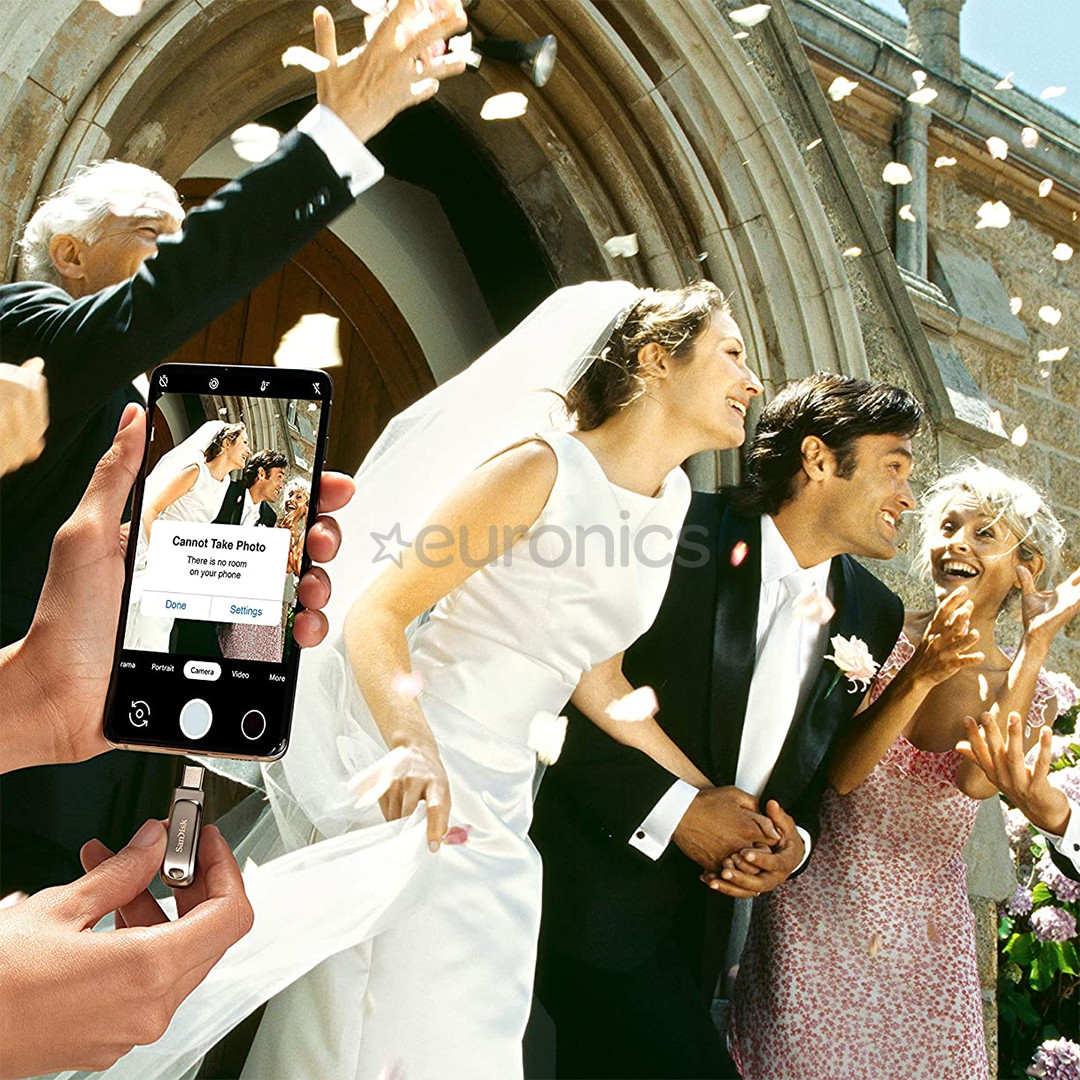 SanDisk Ultra Dual Drive Luxe, USB-A, USB-C, 1 TB - USB memory stick