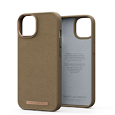Njord byElements Suede Comfort+, iPhone 14, коричневый - Чехол