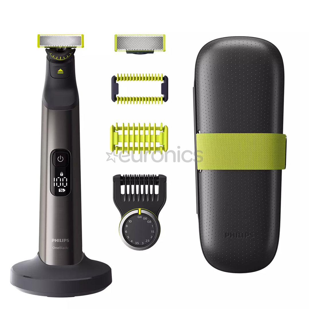 Philips OneBlade Pro 360 Face + body, black - Hybrid trimmer