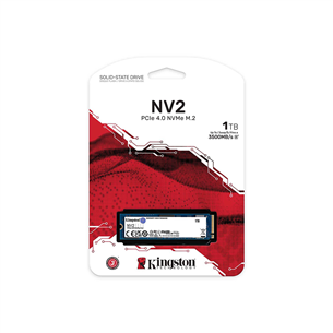 Kingston NV2, M.2, NVMe, PCIe 4.0, 1 TB - SSD cietais disks