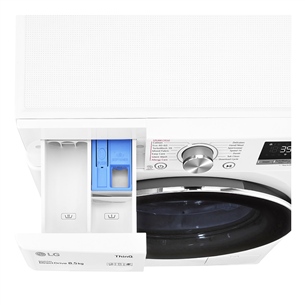 LG, 8.5 kg, depth 47.5 cm, 1200 rpm - Front Load Washing Machine