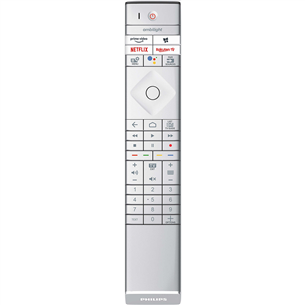 Philips OLED857, OLED, UHD 4K, 55", centra statīvs, pelēka - Televizors