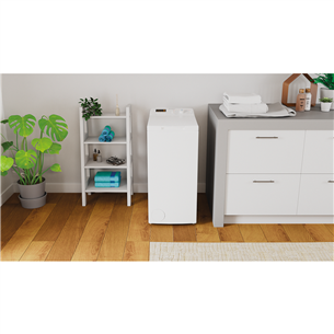 Indesit, 6 kg, dziļums 60 cm, 1000 apgr/min. - Veļas mazgājamā mašīna ar augšējo ielādi