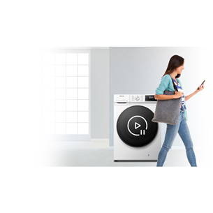 Hisense, 10 kg / 6 kg, depth 61 cm, 1400 rpm - Washer-Dryer Combo