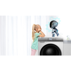 Hisense, 10/6 kg, dziļums 57 cm, 1400 apgr/min. - Veļas mazgājamā mašīna ar žāvētāju