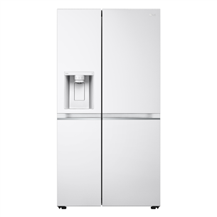 LG, Water & Ice Dispenser, augstums 179 cm, 635 L, balta - SBS ledusskapis