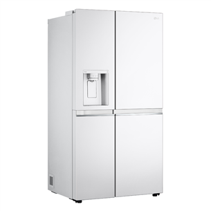 LG, Water & Ice Dispenser, augstums 179 cm, 635 L, balta - SBS ledusskapis