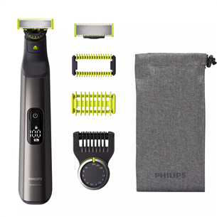 Philips OneBlade Pro Seja + ķermenis, pelēka - Skuveklis/trimmeris QP6551/15