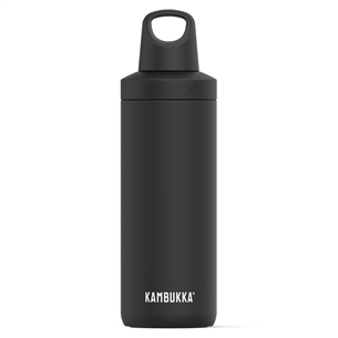 Kambukka Reno Insulated, 500 ml, matt black - Water thermo bottle 11-05020
