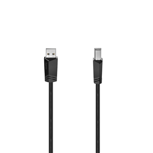 Hama USB Cable, USB-A -- USB-B, 1.5 m, melna - Vads 00200602