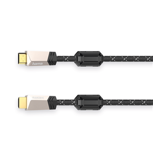 Hama Premium HDMI Cable with Ethernet, 1,5 m, melna - Vads