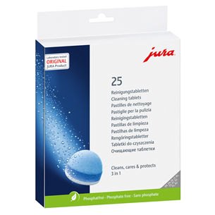 JURA, blister of 25 pcs - 3-phase cleaning tablets