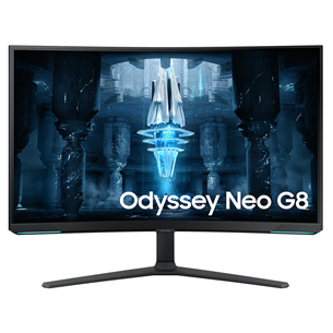 Samsung Odyssey Neo G8, 32'', UHD, Mini LED, 240 Hz, curved, black/white - Monitor