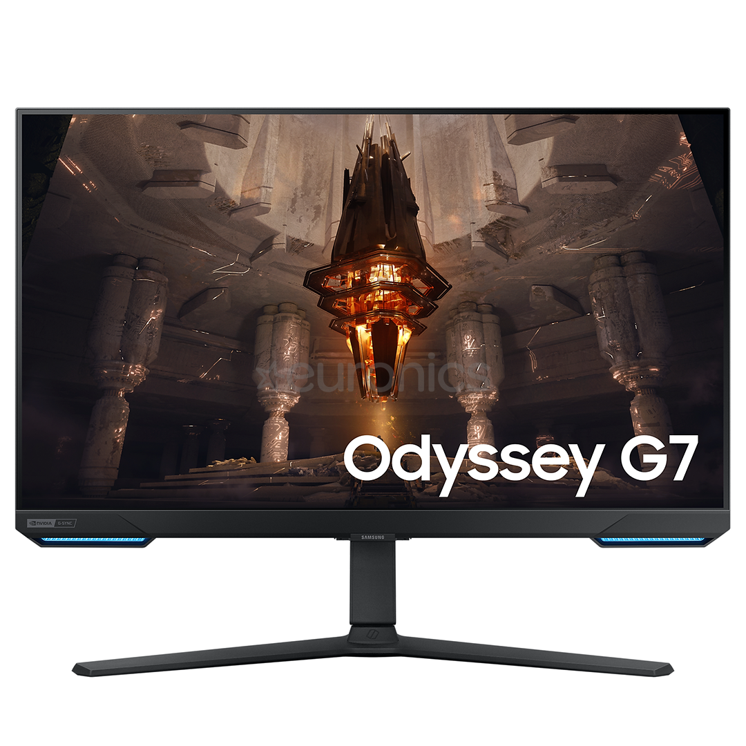 Samsung Odyssey G7, 32", UHD, LED IPS, 144 Hz, melna - Monitors