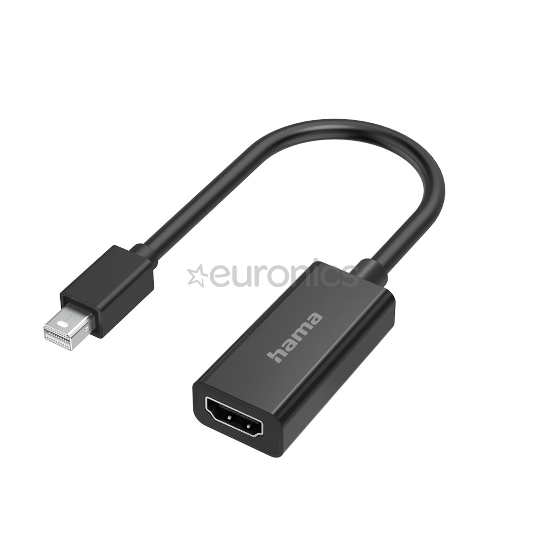 Hama Video Adapter, Mini DisplayPort - HDMI, black - Adapter