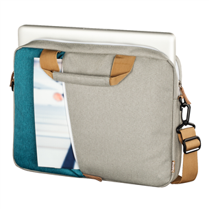 Hama Florence, 17.3", beige/blue - Notebook Bag
