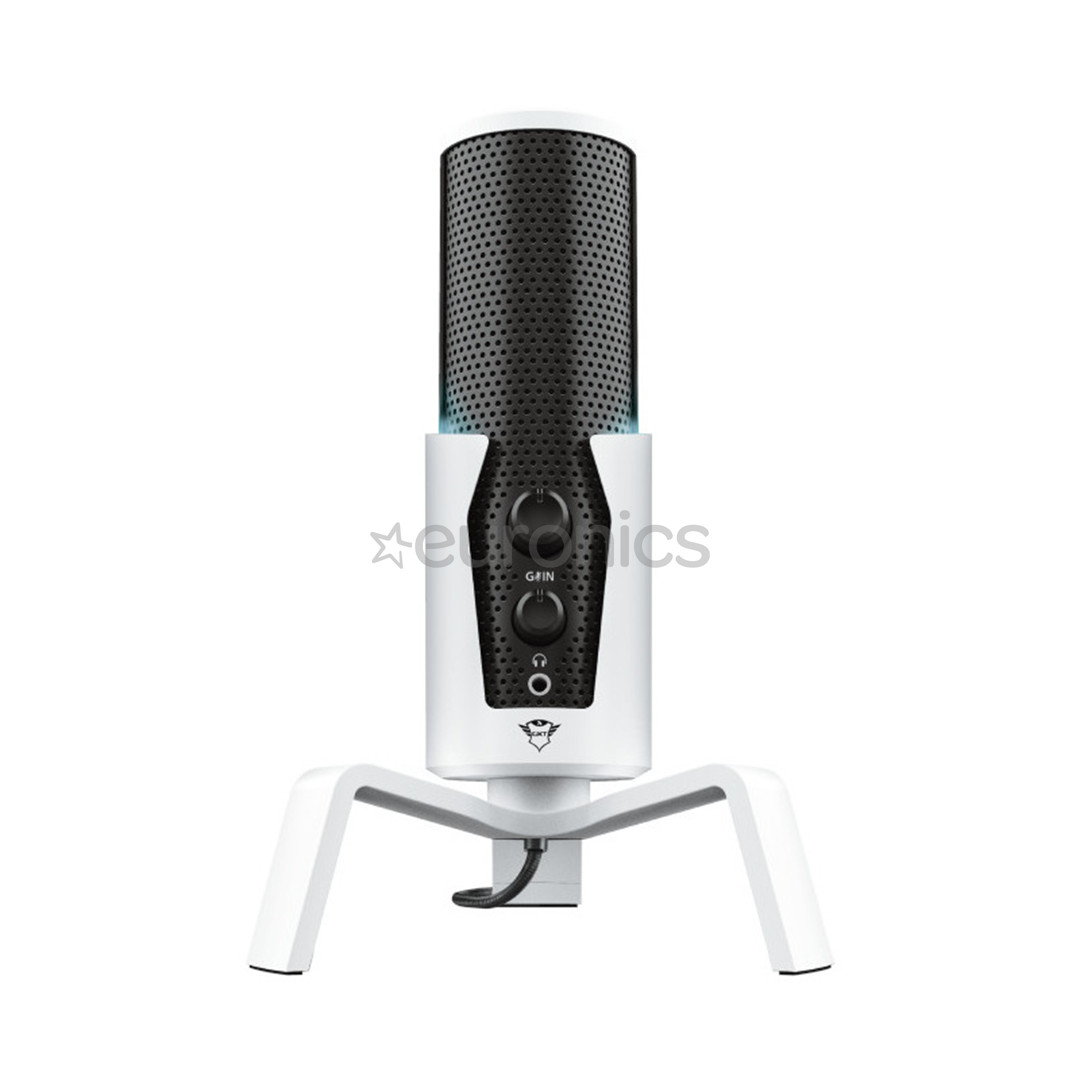 Trust GXT 258W FYRU, USB, balta - Mikrofons