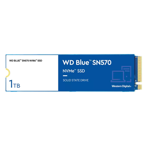 Western Digital WD Blue SN570, 1 TB, NVMe, M.2 2280 - SSD cietais disks WDS100T3B0C