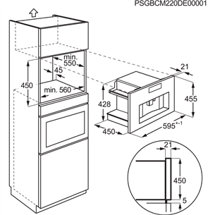 Electrolux серия 900, нерж. сталь - Интегрируемая кофемашина